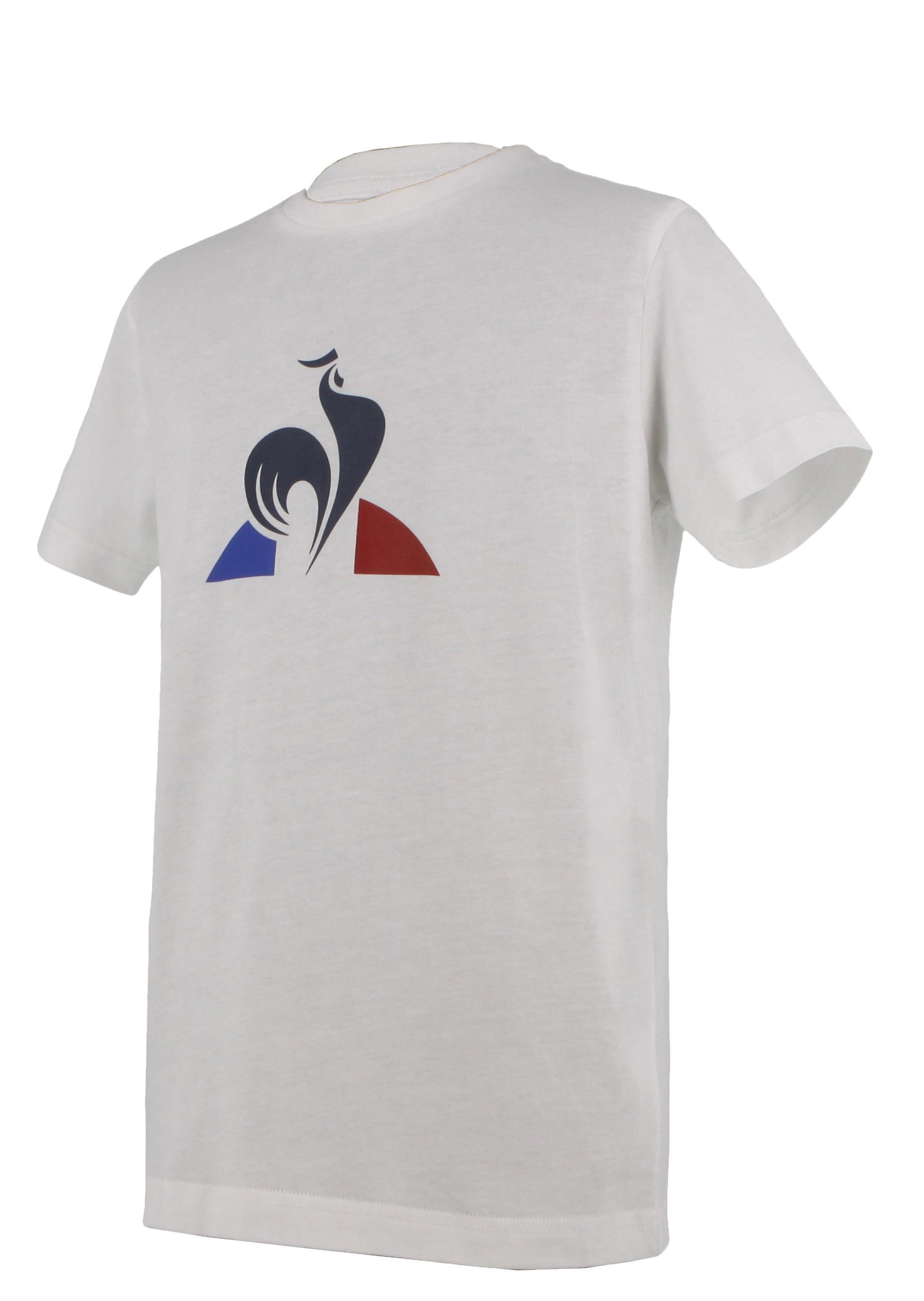 Tri Core Tee SS No 1 Kids Unisex Optical White