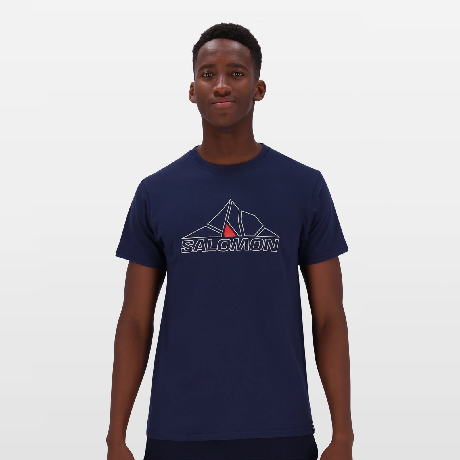 Salomon Men's Lonzo Cotton Graphic T-Shirt - Standard Fit Night Sky