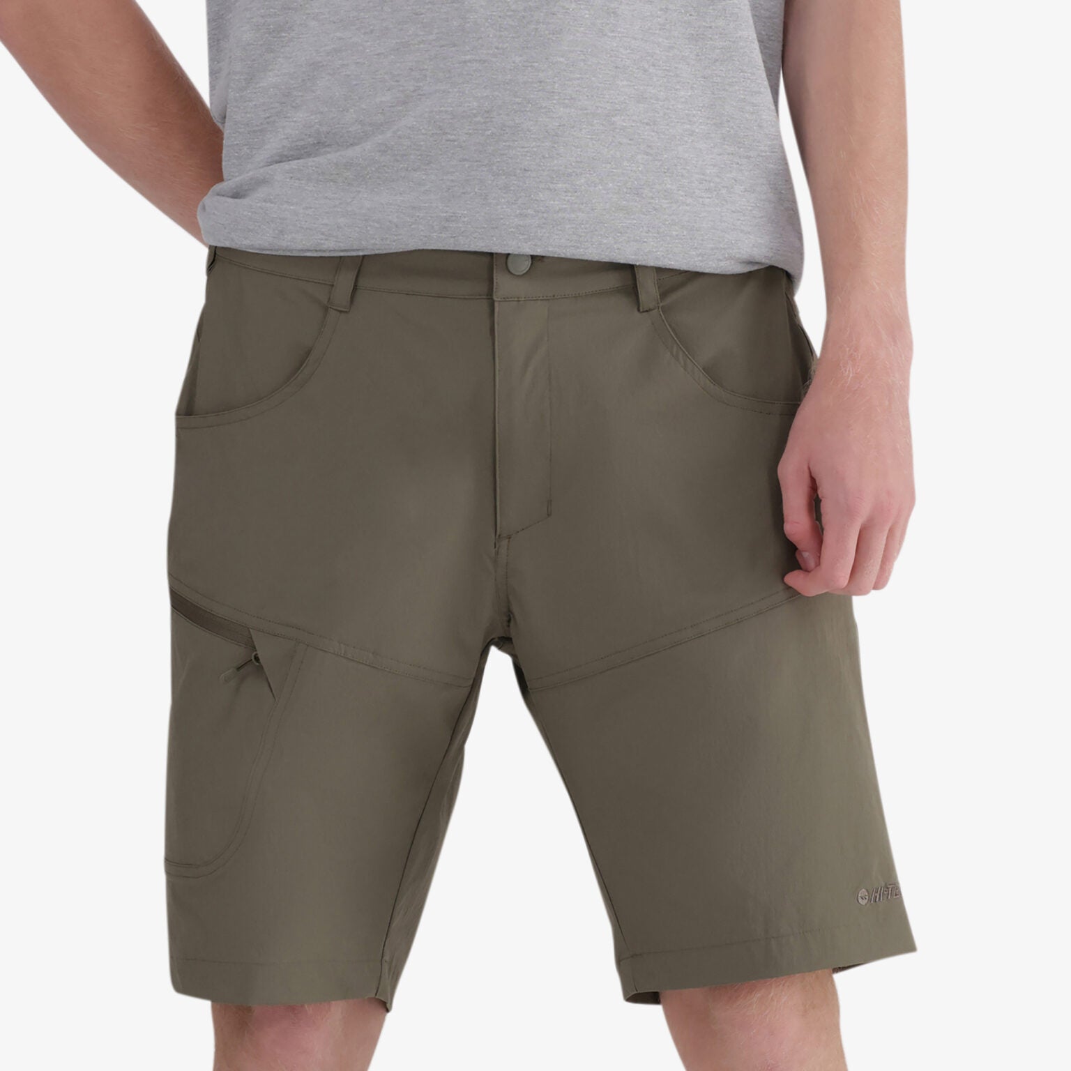 Hi-Tec Men's Argola Performance Half Shorts: 4-Way Stretch, UV Protection, Quick-Dry