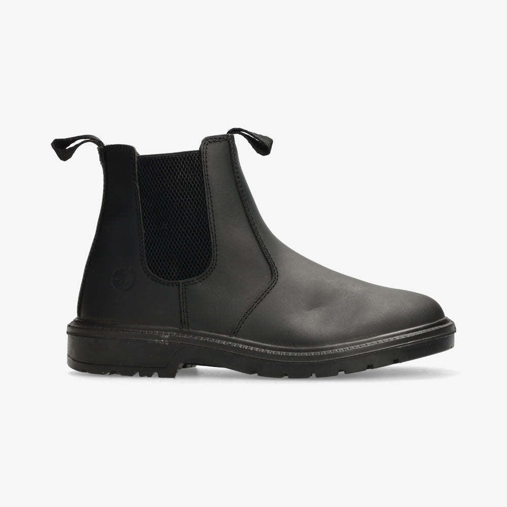 Men's Durable Leather Hi-Tec Angus Comfort Slip-On Boot for Everyday Wear