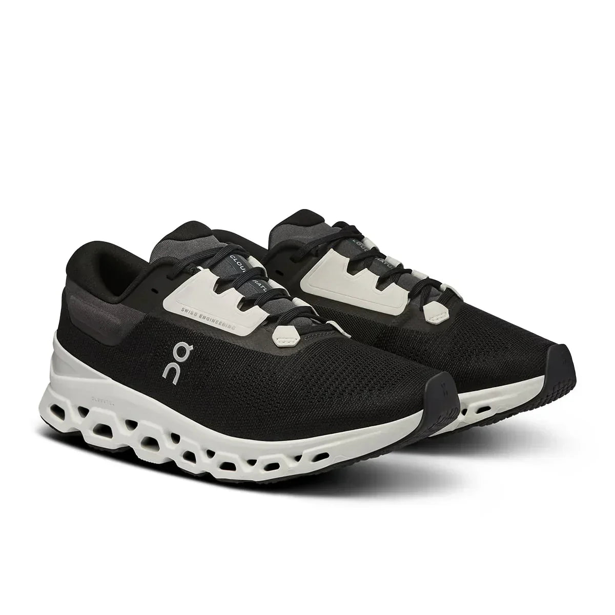 On Cloudstratus 3 Black | Frost Women
