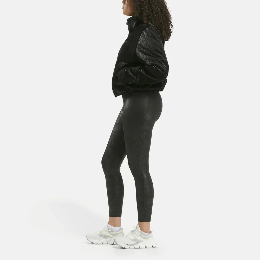 Faux Leather Fashion Puffer Jacket (2)