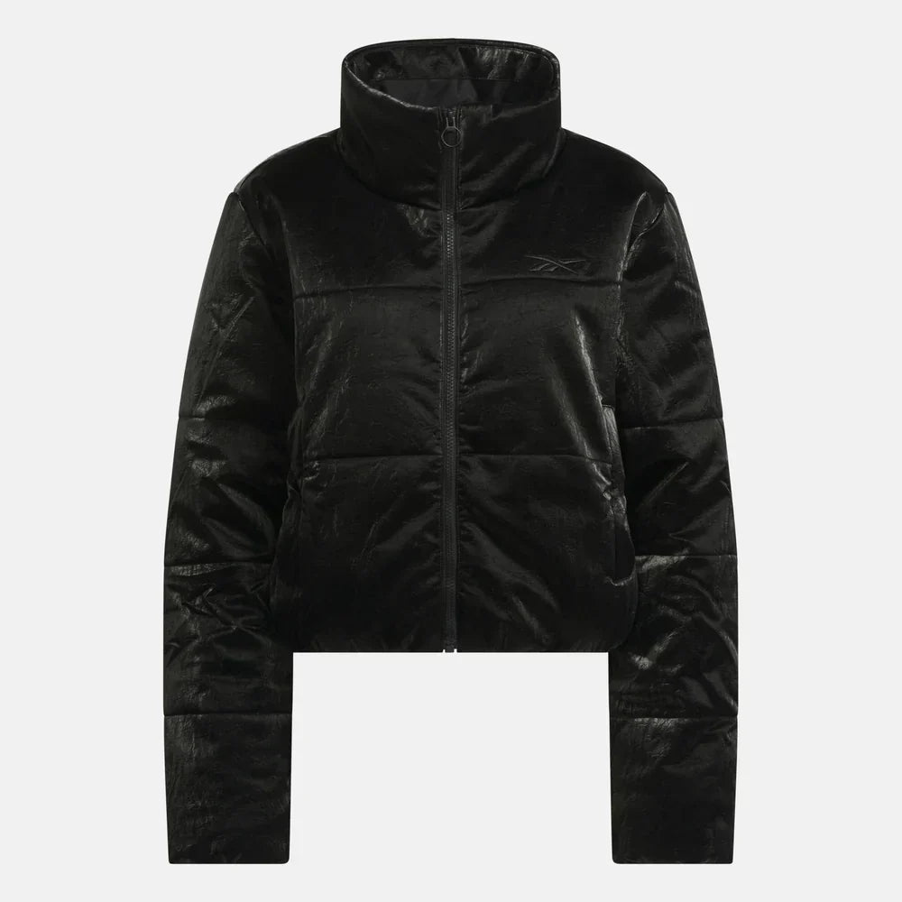 Faux Leather Fashion Puffer Jacket (3)