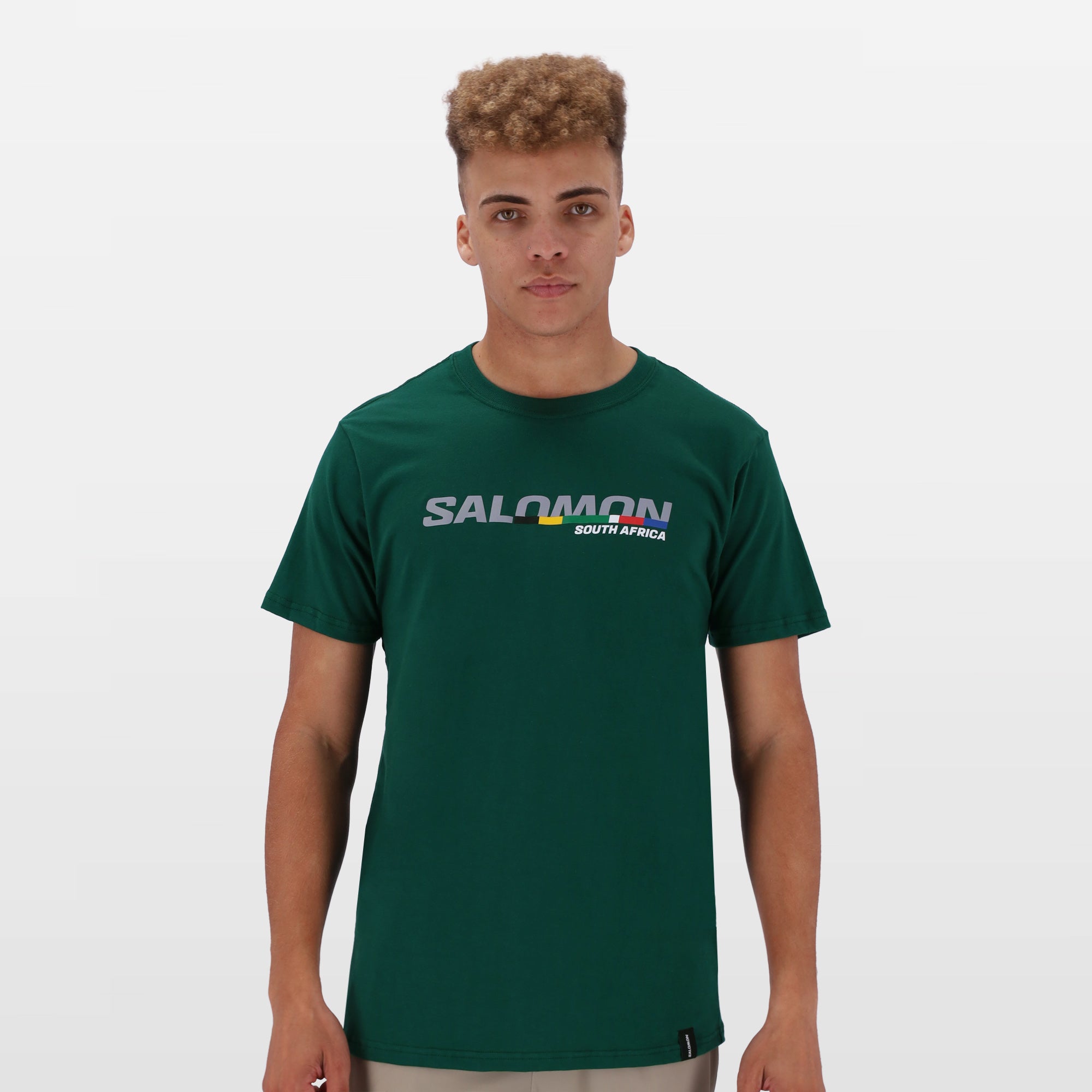 Salomon South Africa Men's Cotton Graphic Tee Shirt for Casual Comfort