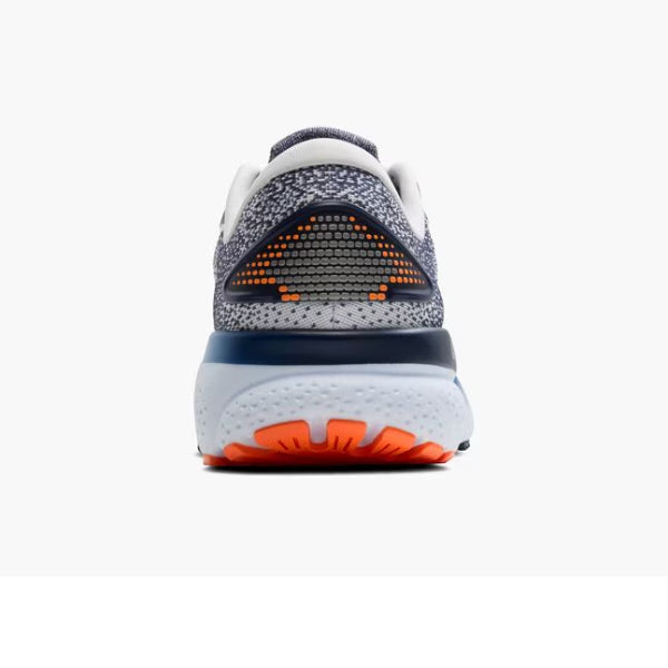 Brooks Ghost 16 White/Peacoat/Orange