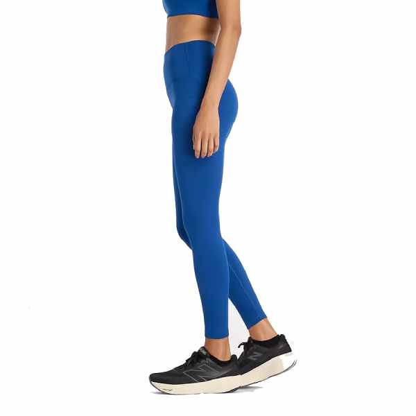 New Balance Sleek Pocket High Rise Legging 25" Galaxy Blue