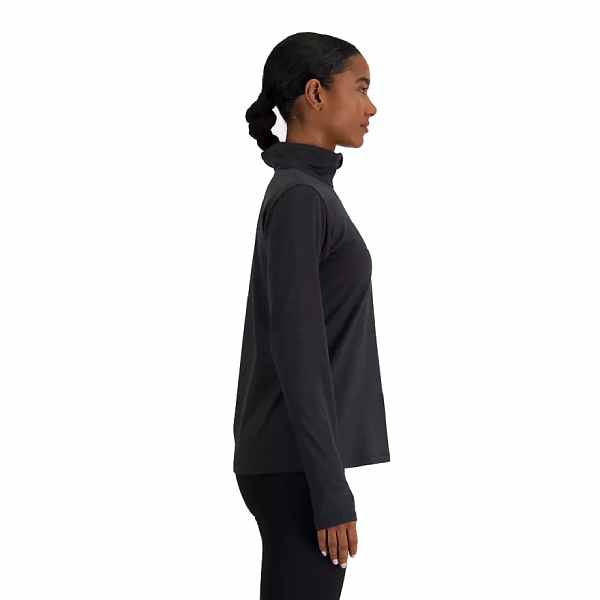New Balance Sport Essentials Space Dye 1/4 Zip Black