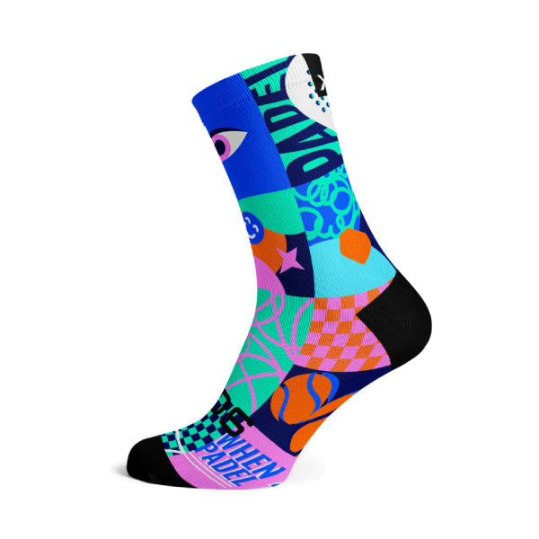 Sox Blocks Pink Padel Socks