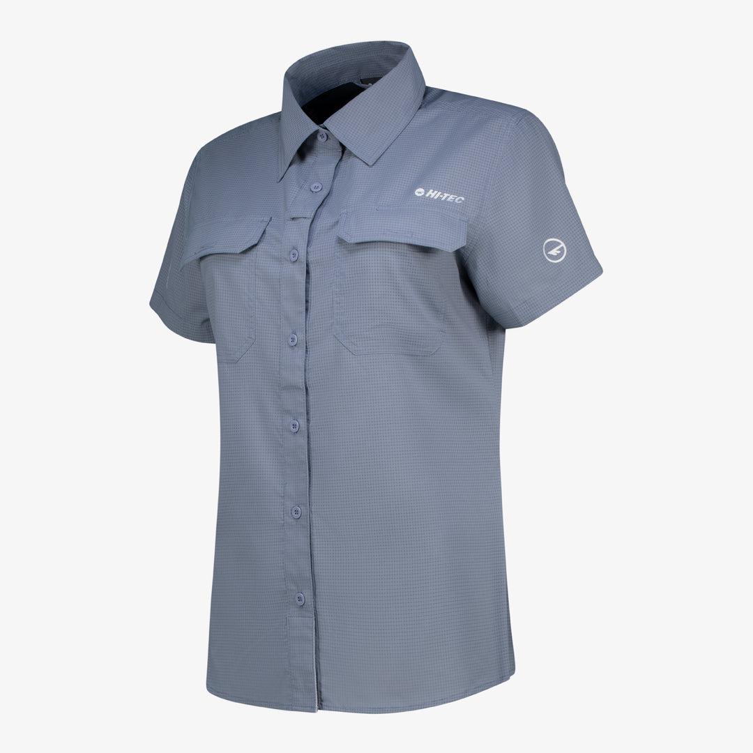 Hi-Tec Ladies UV50 Quick-Dry Stretch Bush Shirt for Outdoor Adventures