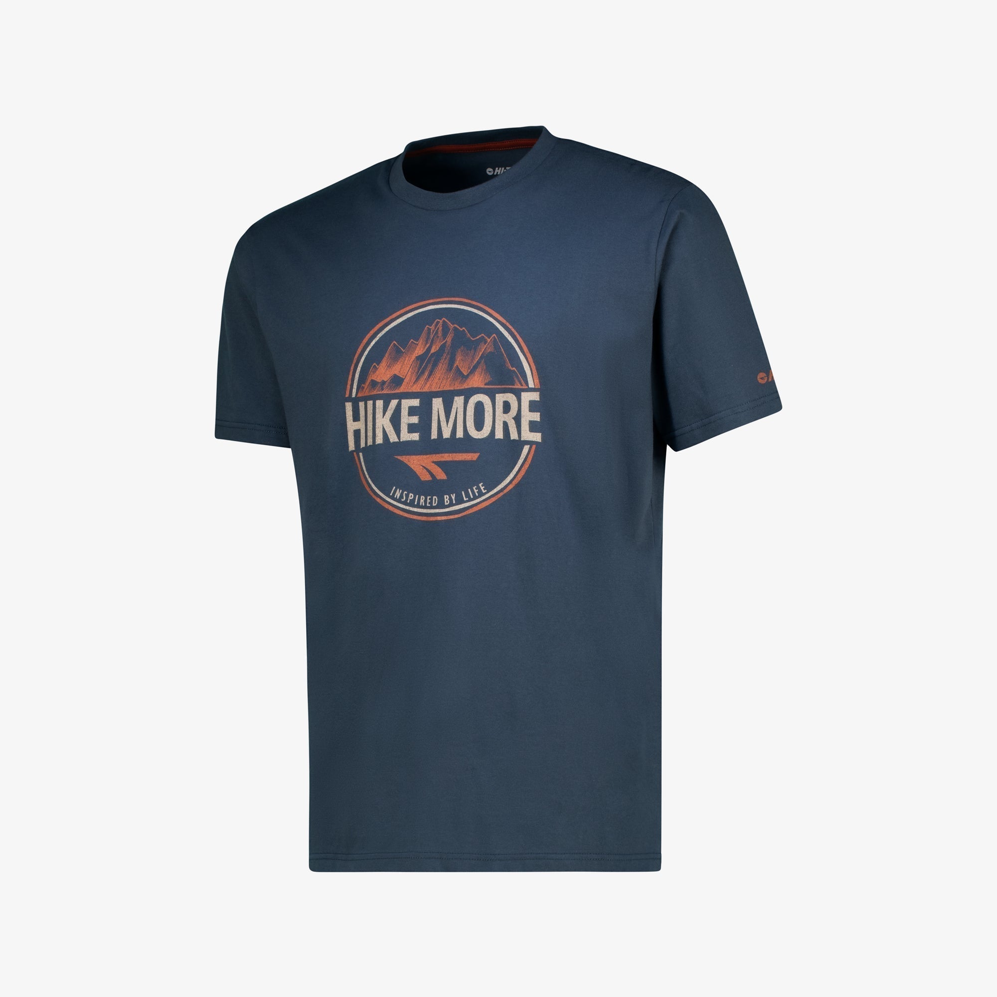 Hi-Tec Men's Hike More Breathable Cotton T-Shirt for Outdoor Adventures