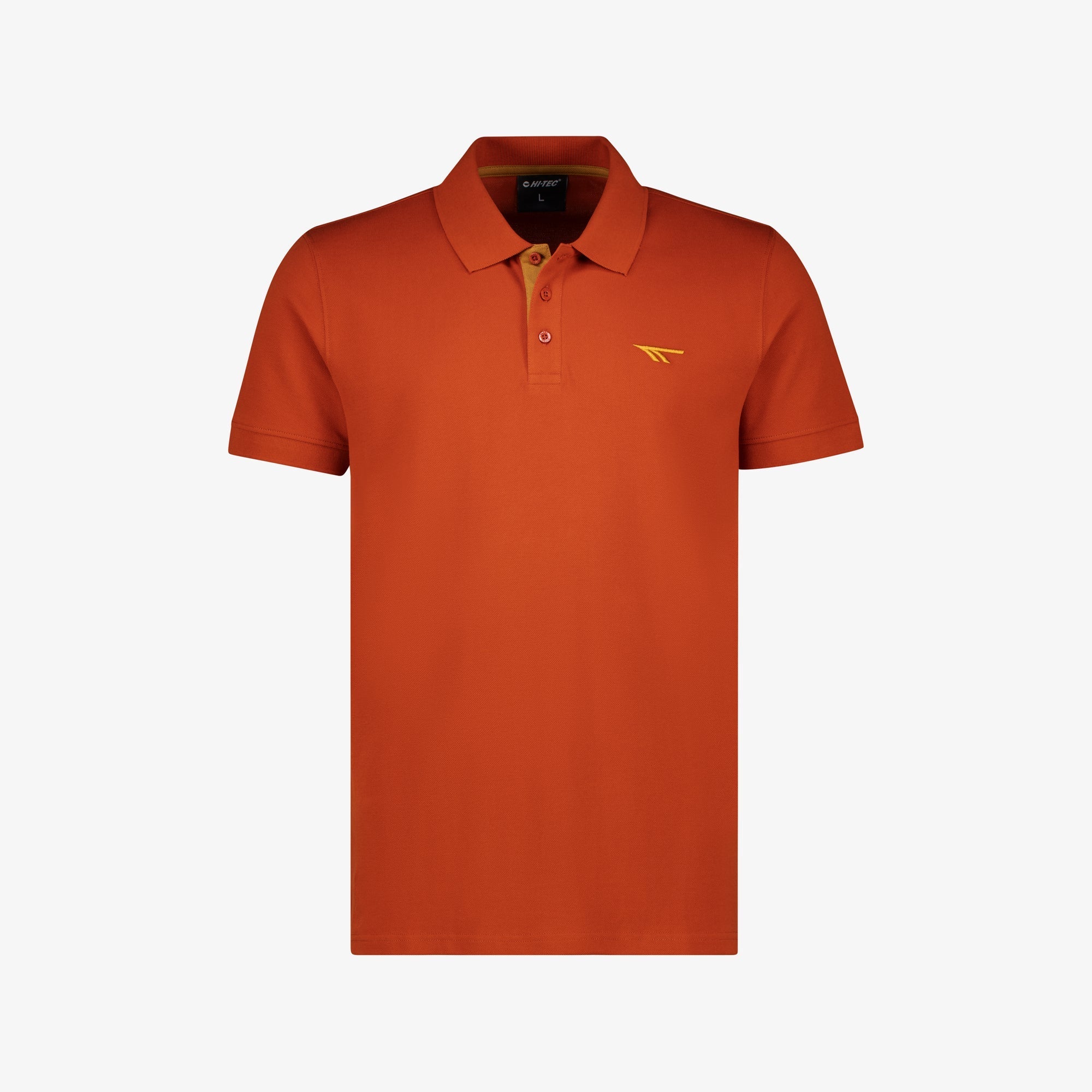 Hi-Tec Men's 100% Cotton Pique Polo Shirt – Breathable, Quick-Dry, Classic Style