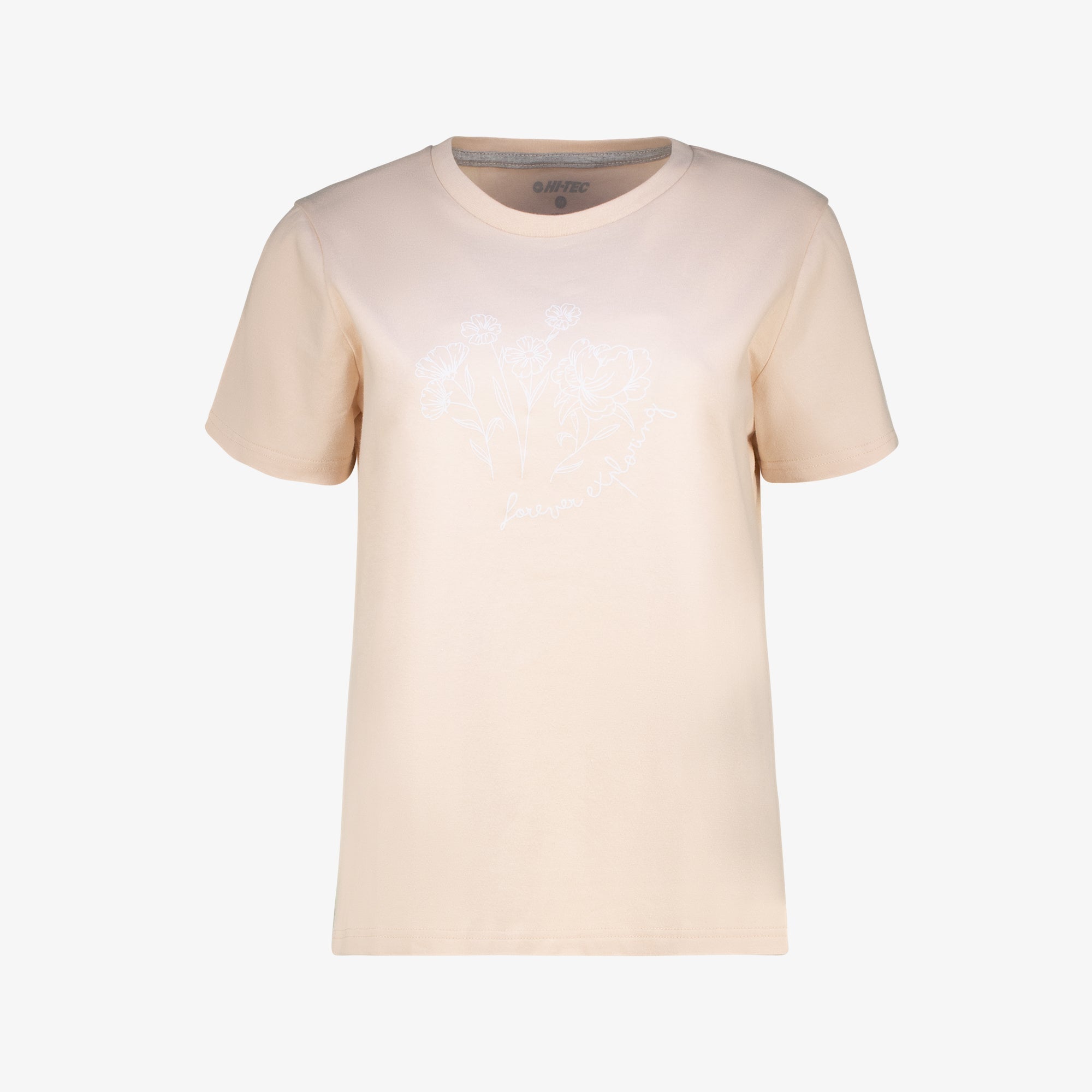 Hi-Tec Women's Soft Cotton Blend Short Sleeve Forever Exploring T-Shirt