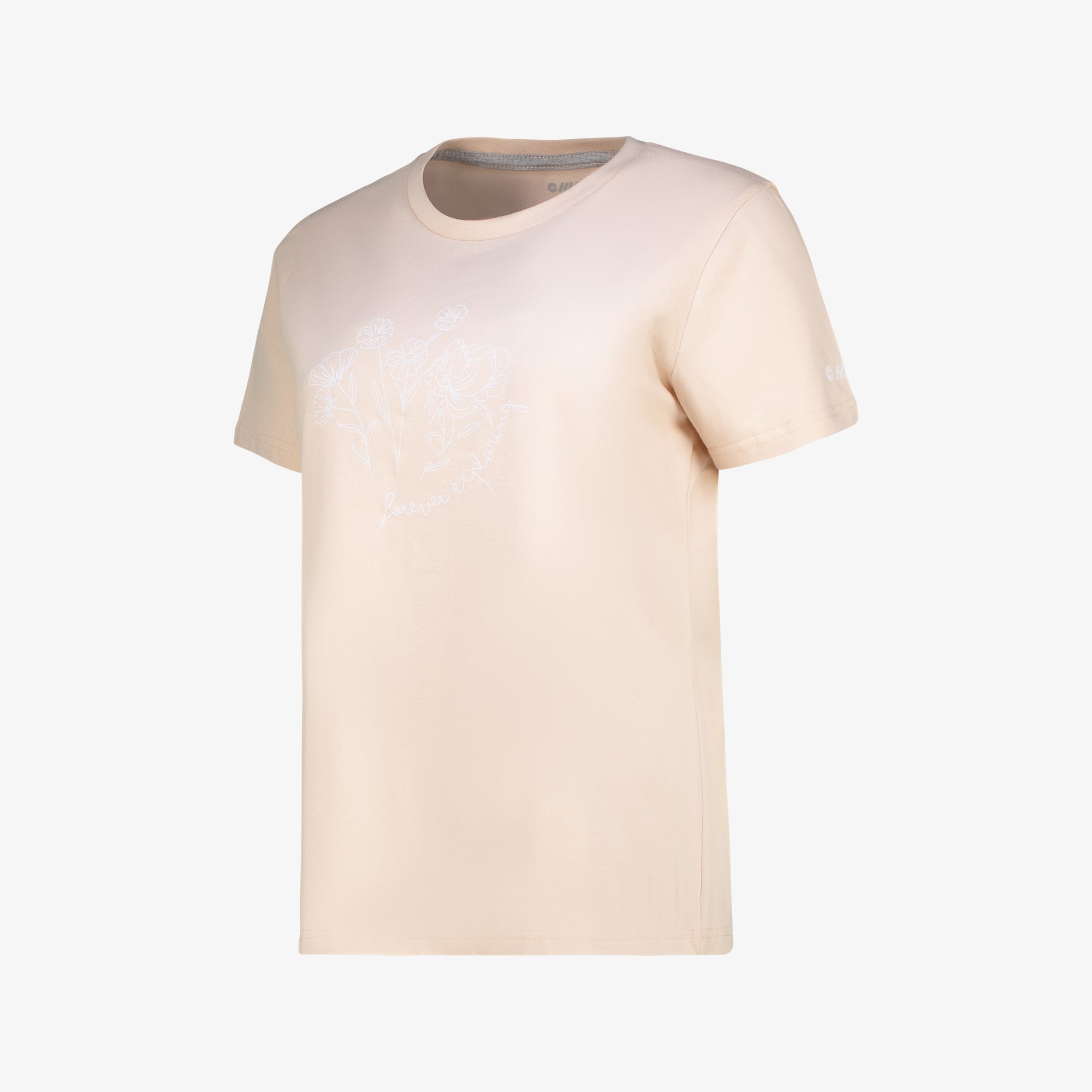 Hi-Tec Women's Soft Cotton Blend Short Sleeve Forever Exploring T-Shirt