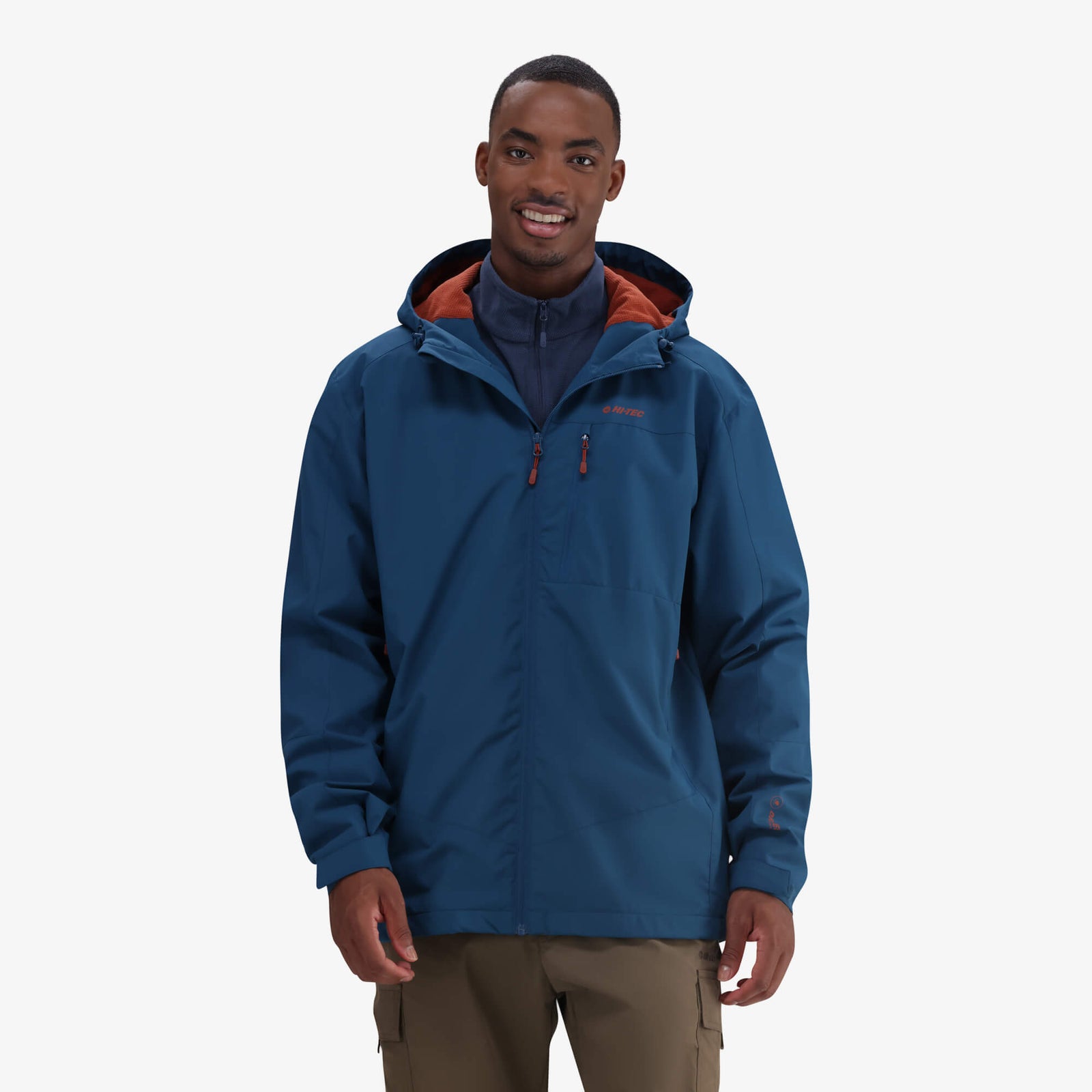 Hi-Tec Men's Adventure Waterproof DRITEC Jacket - Warm Microfleece Lined