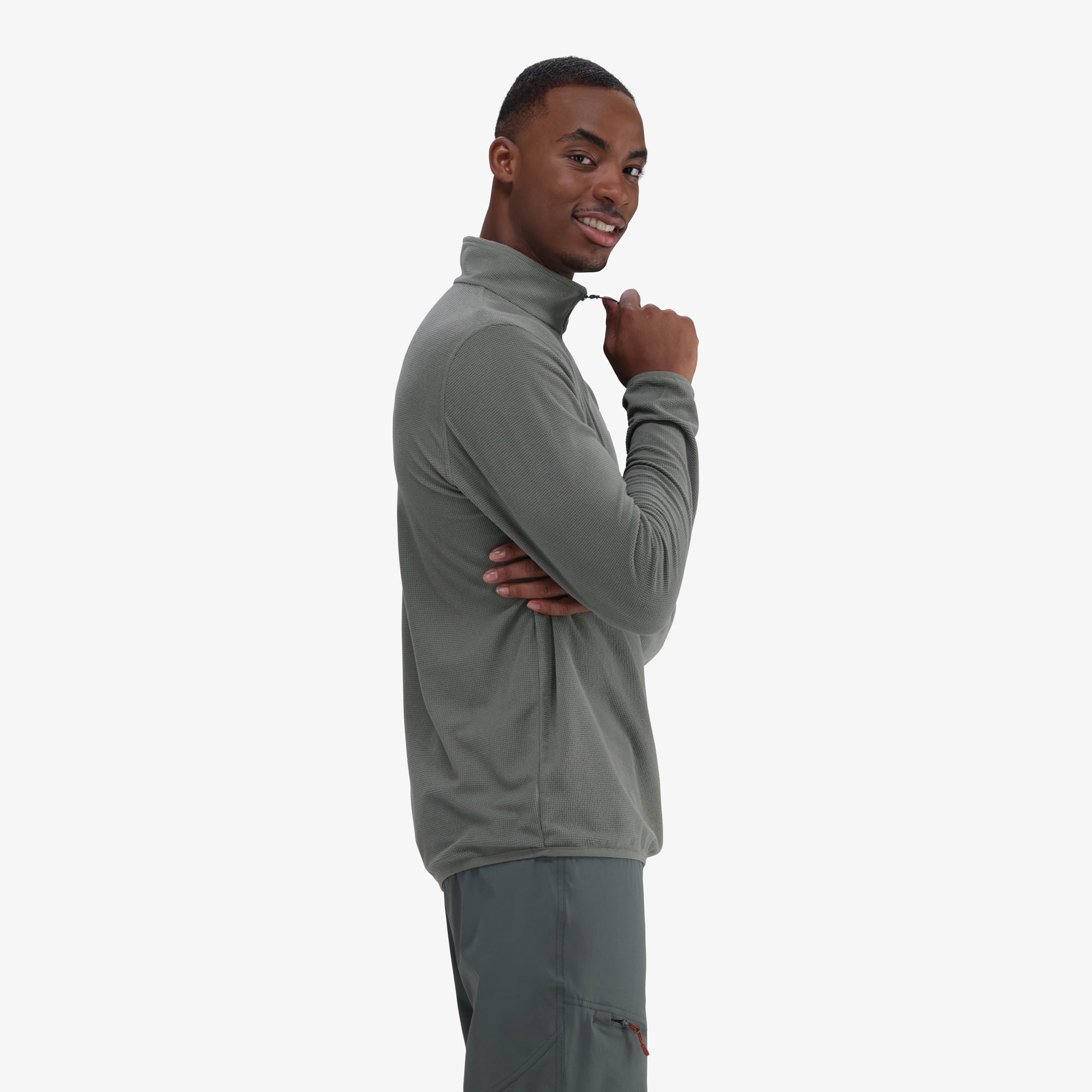 Hi-Tec Men's Tech 1/4 Zip Fleece: Warm, Performance Mid-Layer for Adventure