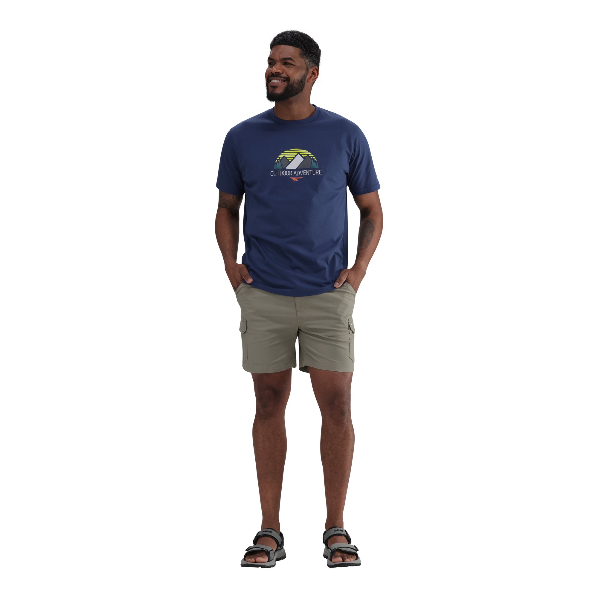 Hi-Tec Ranger Men's Durable Cotton Cargo Shorts: Ultimate Comfort & Storage
