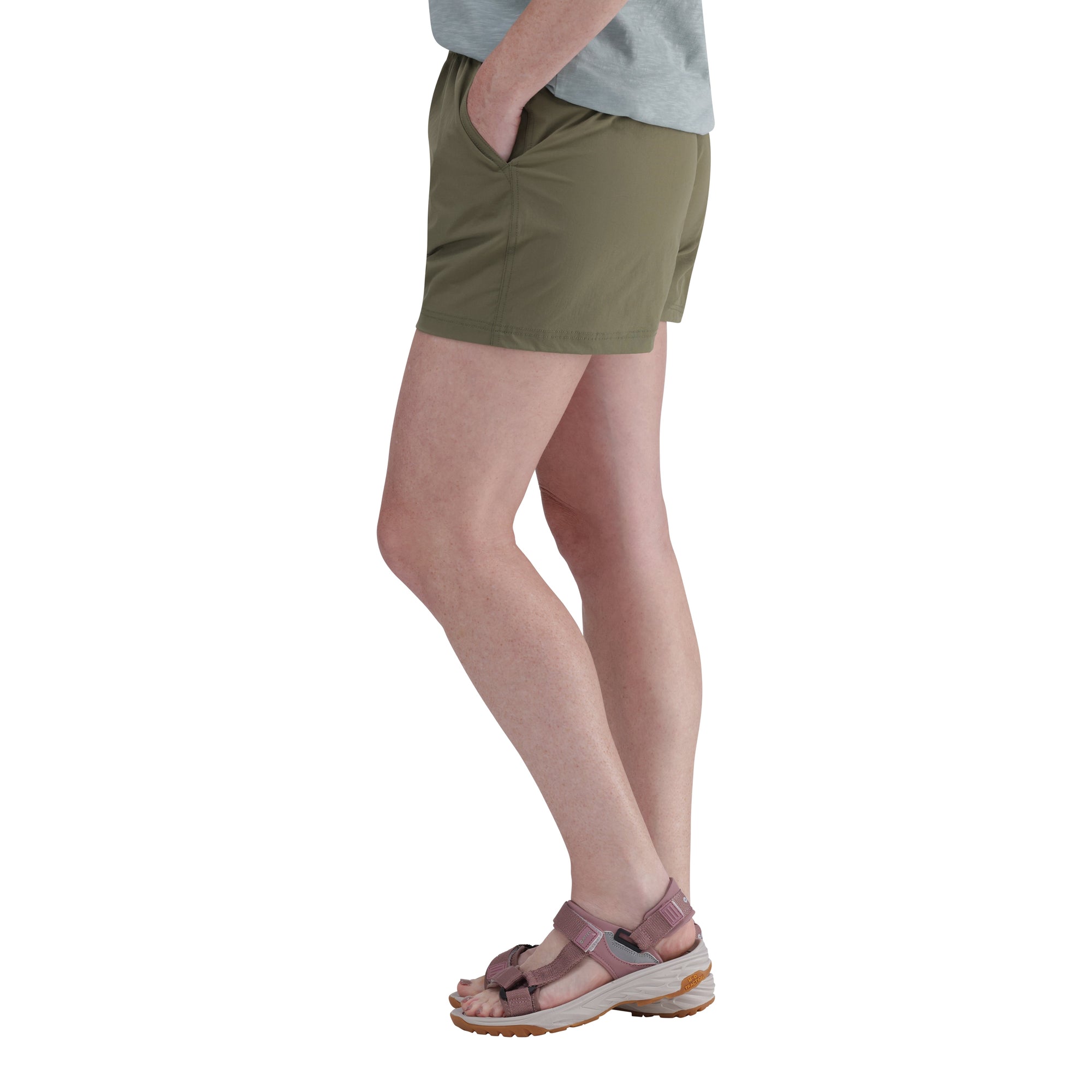 Hi-Tec Women's Outdoor Volley Shorts with Zip Pocket for Active Comfort