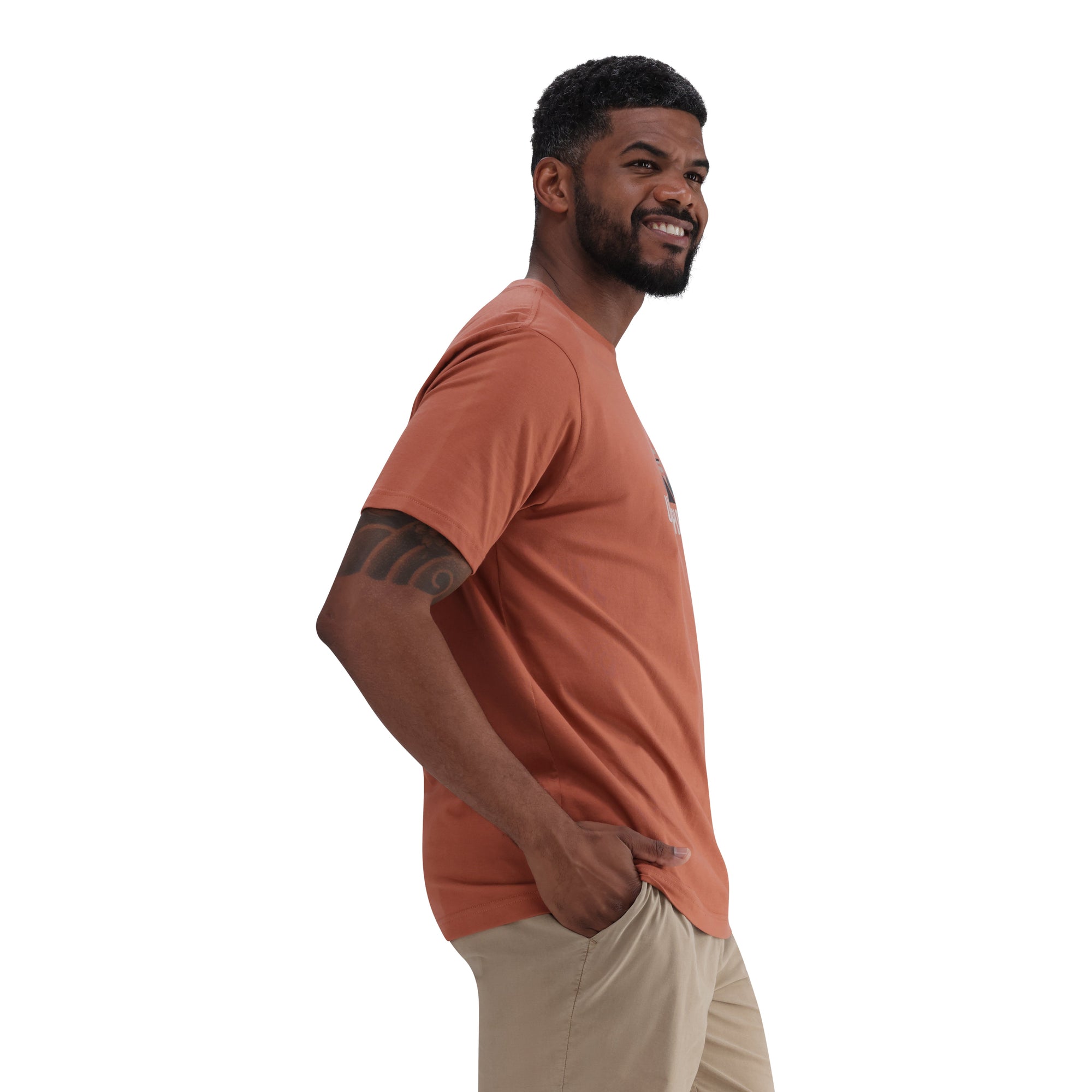 Hi-Tec Men's Urban Explorer Chutney Cotton Graphic Tee - Classic Comfort