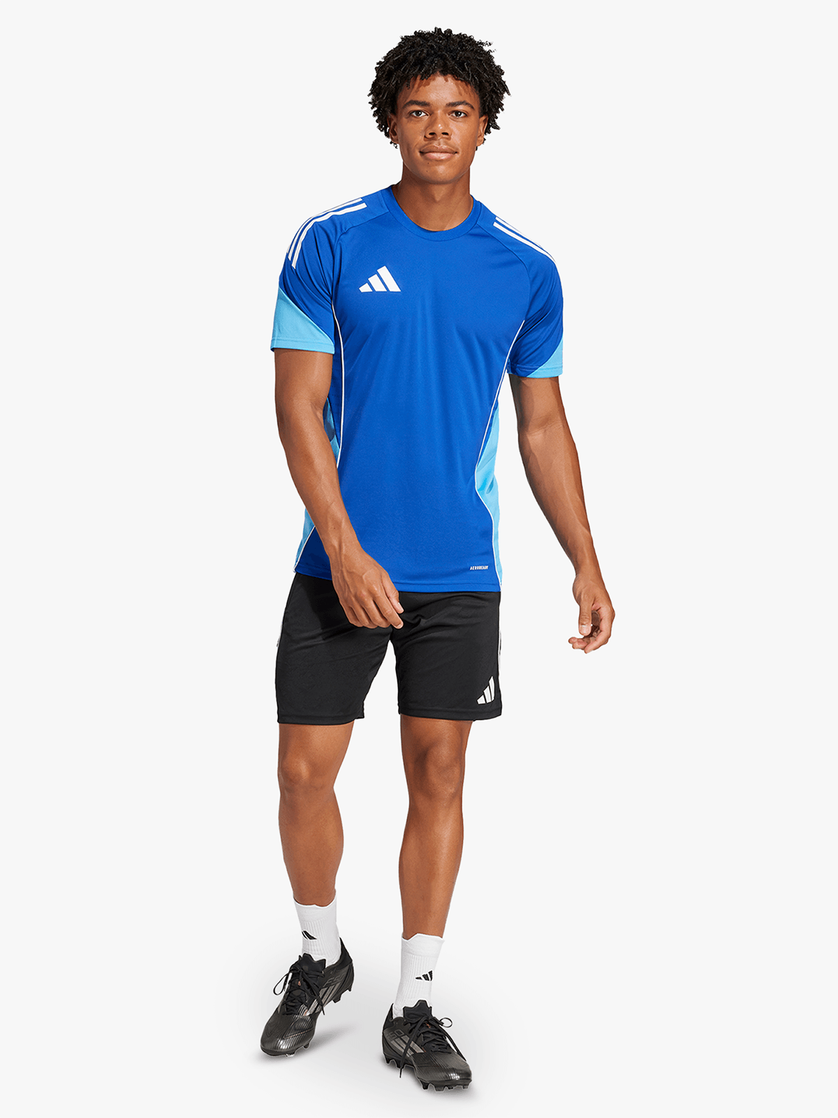 adidas Men's Orlando Pirates Tiro25 Training Shorts - Black/White Athletic Fit