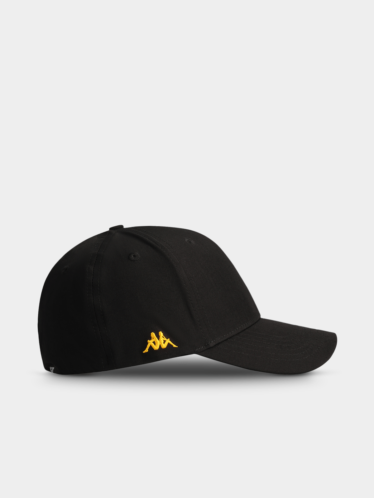 Official Kappa Kaizer Chiefs Kingsley Black Metal Logo Baseball Cap Fan Gear