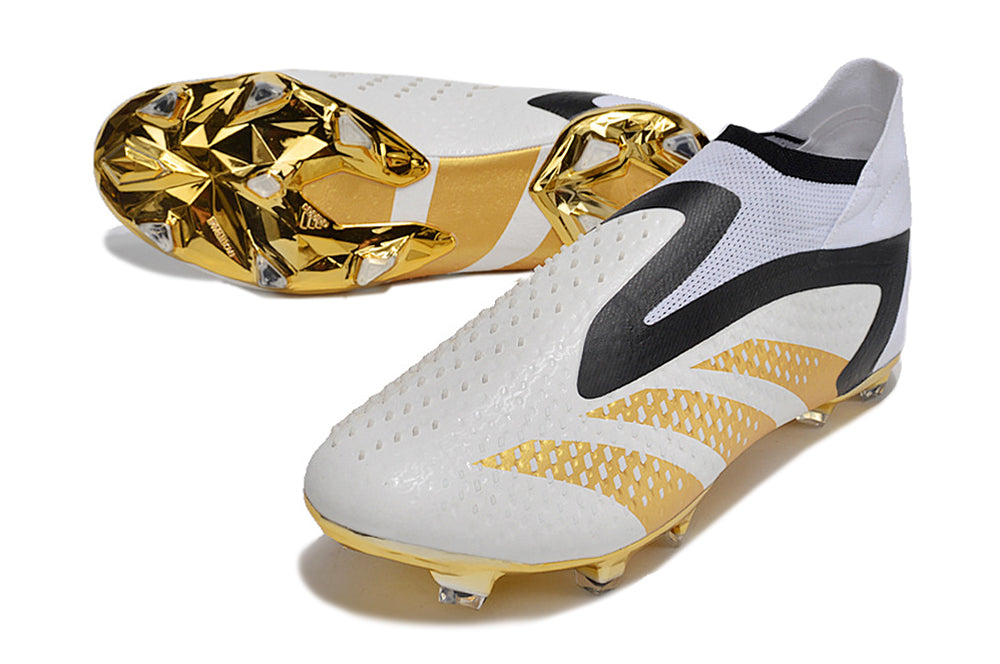 PREDATOR ACCURACY+ FIRM GROUND White/Gold/Black (Custom)