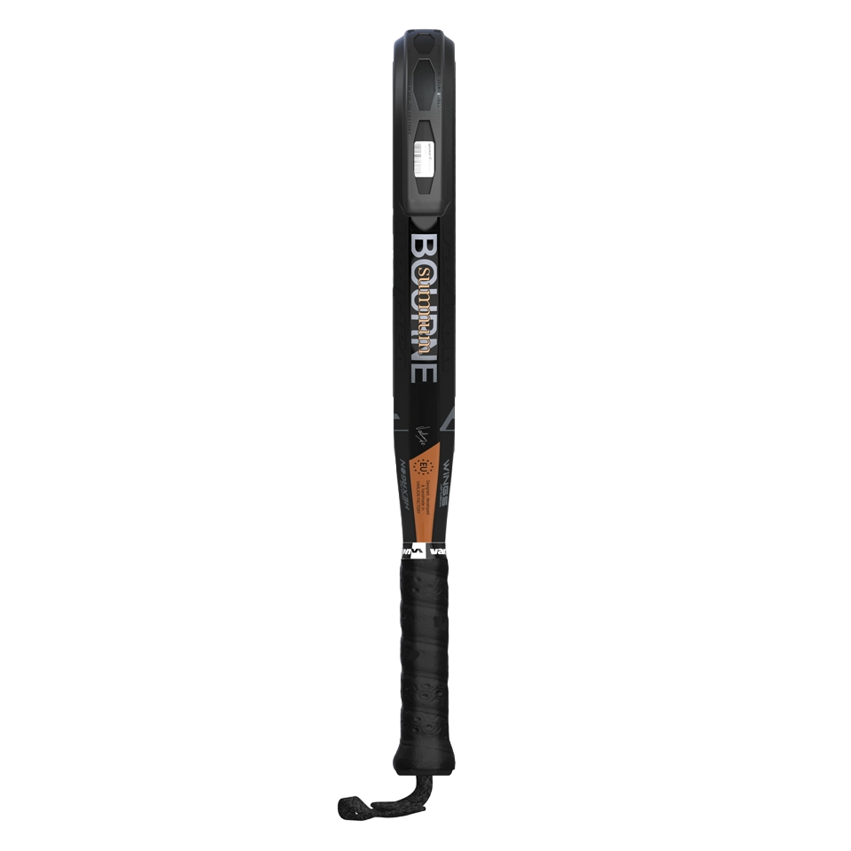 Varlion Bourne Summum Carbon Black Padel Racket-left