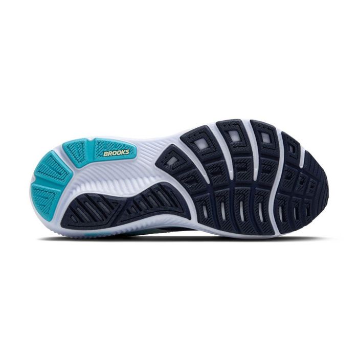 Brooks Ghost 17 Navy/Green/Turquoise Wide 2e