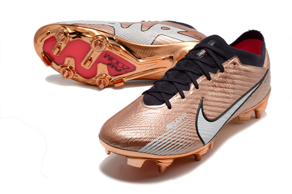 Air Zoom Mercurial Vapor 15 Elite FG Metalic Copper Metal Studs