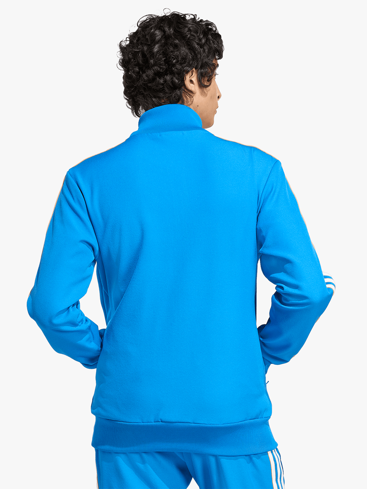 Authentic Adidas Men's Real Madrid Blue Track Top Jacket - Classic Terrace Style