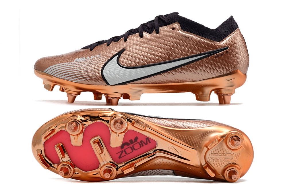 Air Zoom Mercurial Vapor 15 Elite FG Metalic Copper Metal Studs