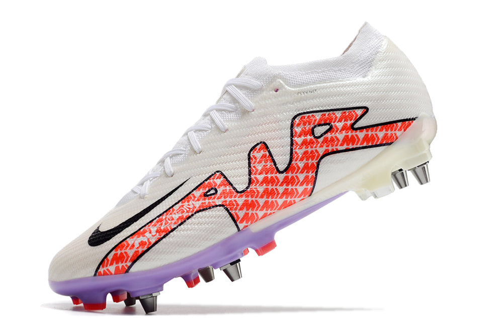 Air Zoom Mercurial Vapor 15 Elite FG White/Black/Pink Metal Studs