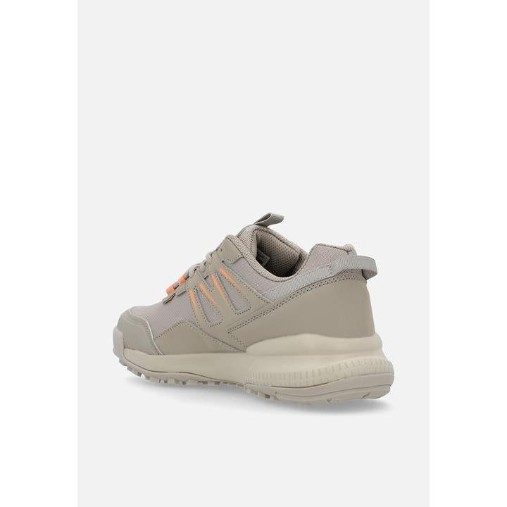 Hi-Tec Women's Tempest Breathable Mesh Comfort Sneakers - Taupe/Cork Stylish Everyday Footwear