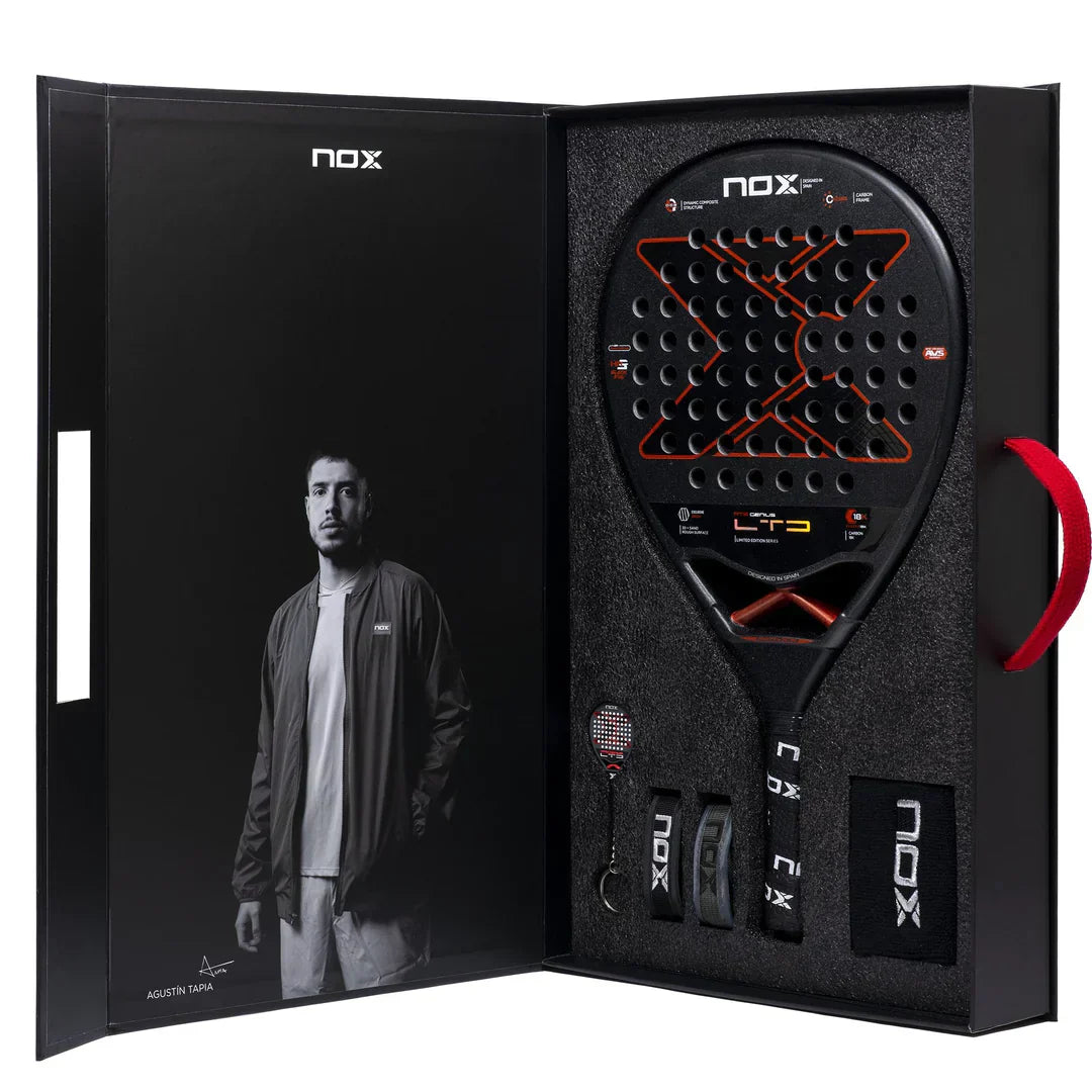 Nox AT2 Genius LTD 18K Padel Racket-Case
