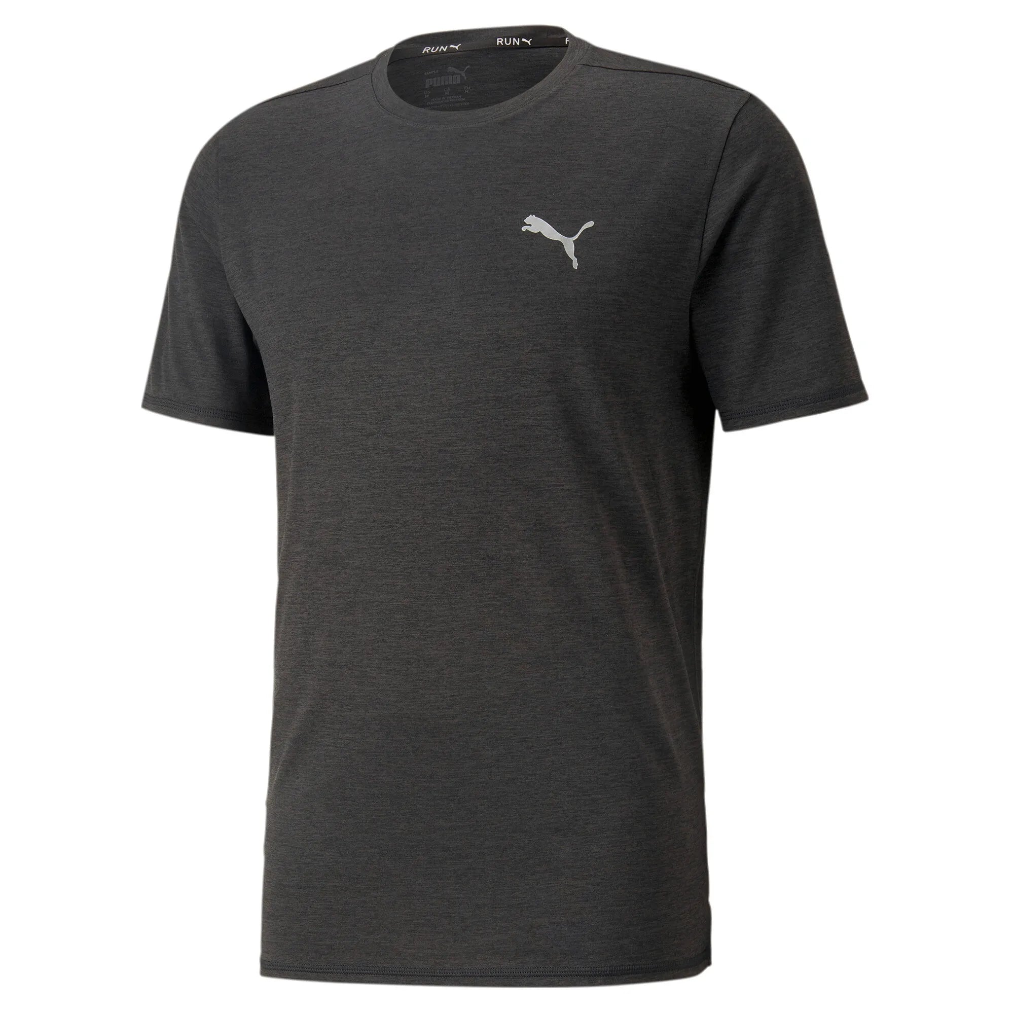 Puma Run Favorite Heather SS M Black