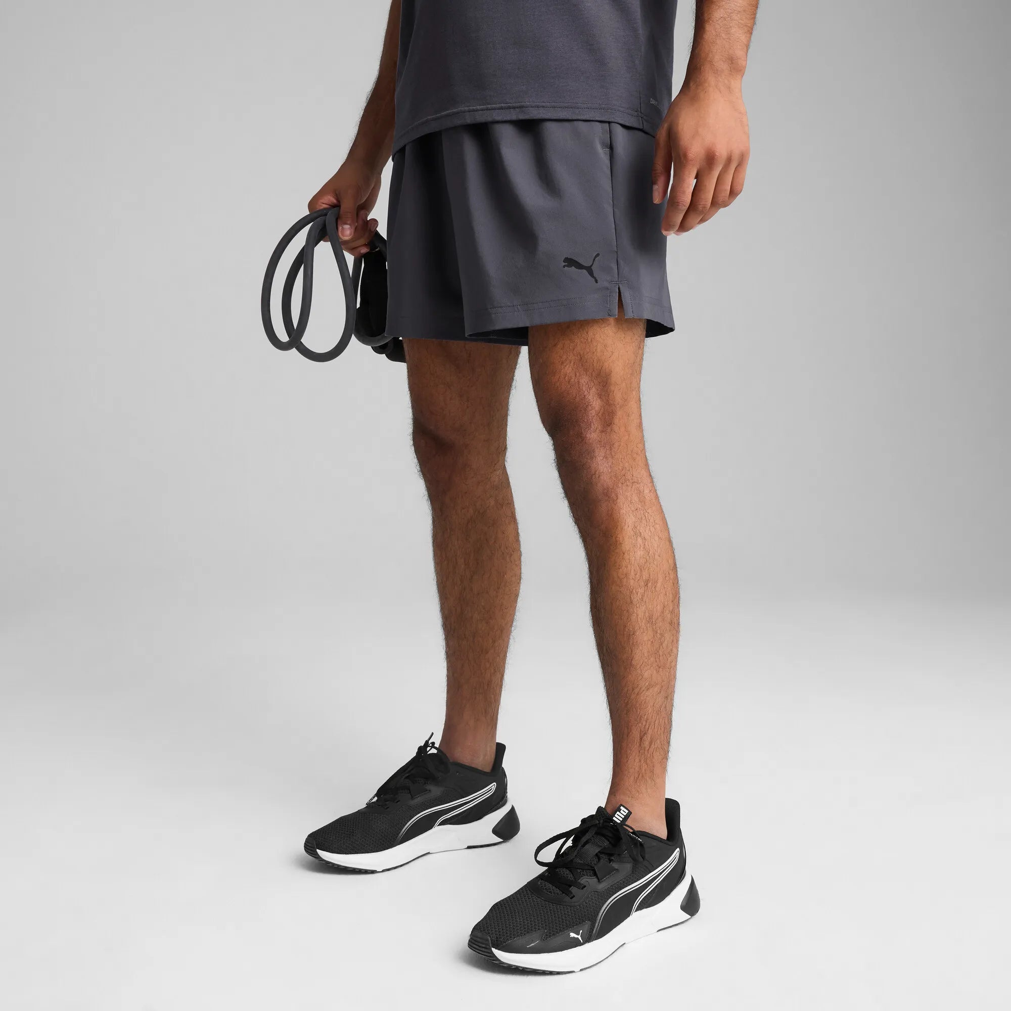 Puma M TAD ESSENTIALS 5" Woven Short Galactic Gray