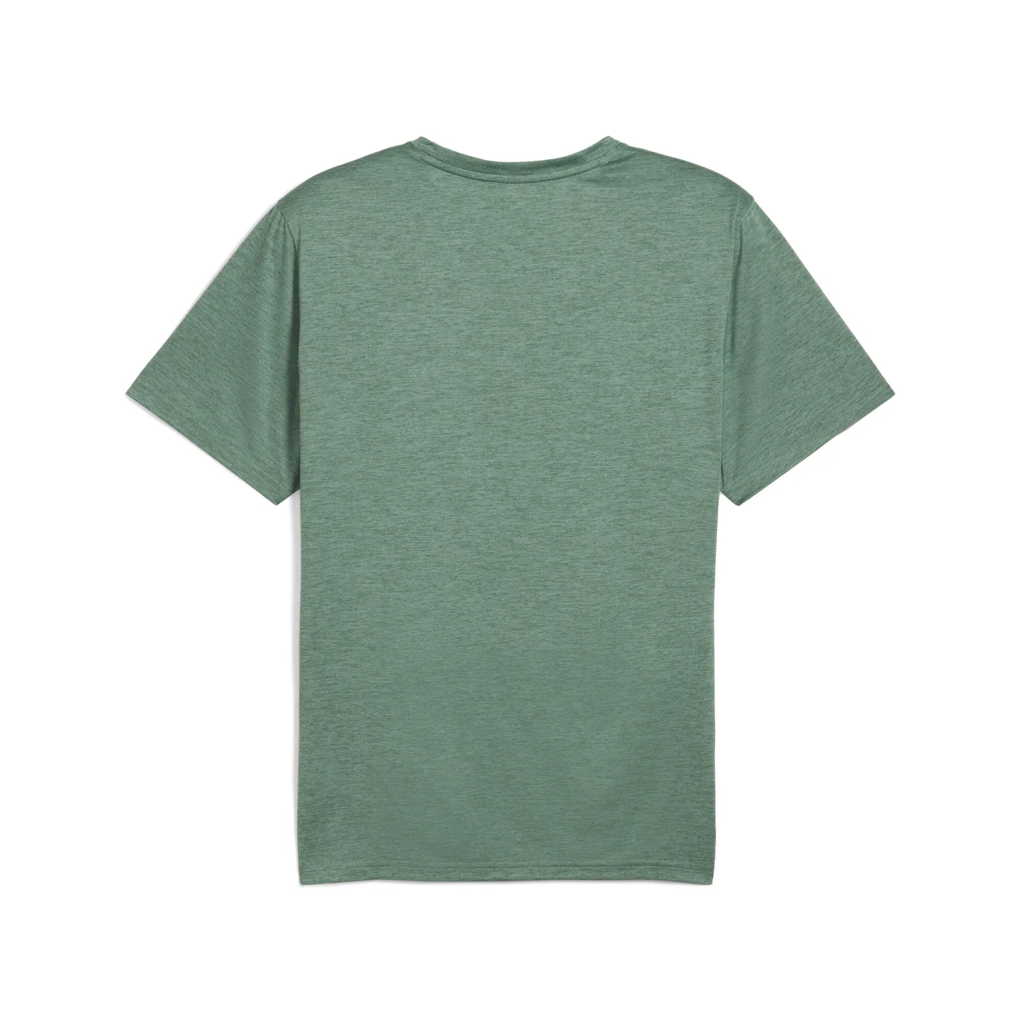 Puma Essentials Heather Cat Tee Green Moon Heather
