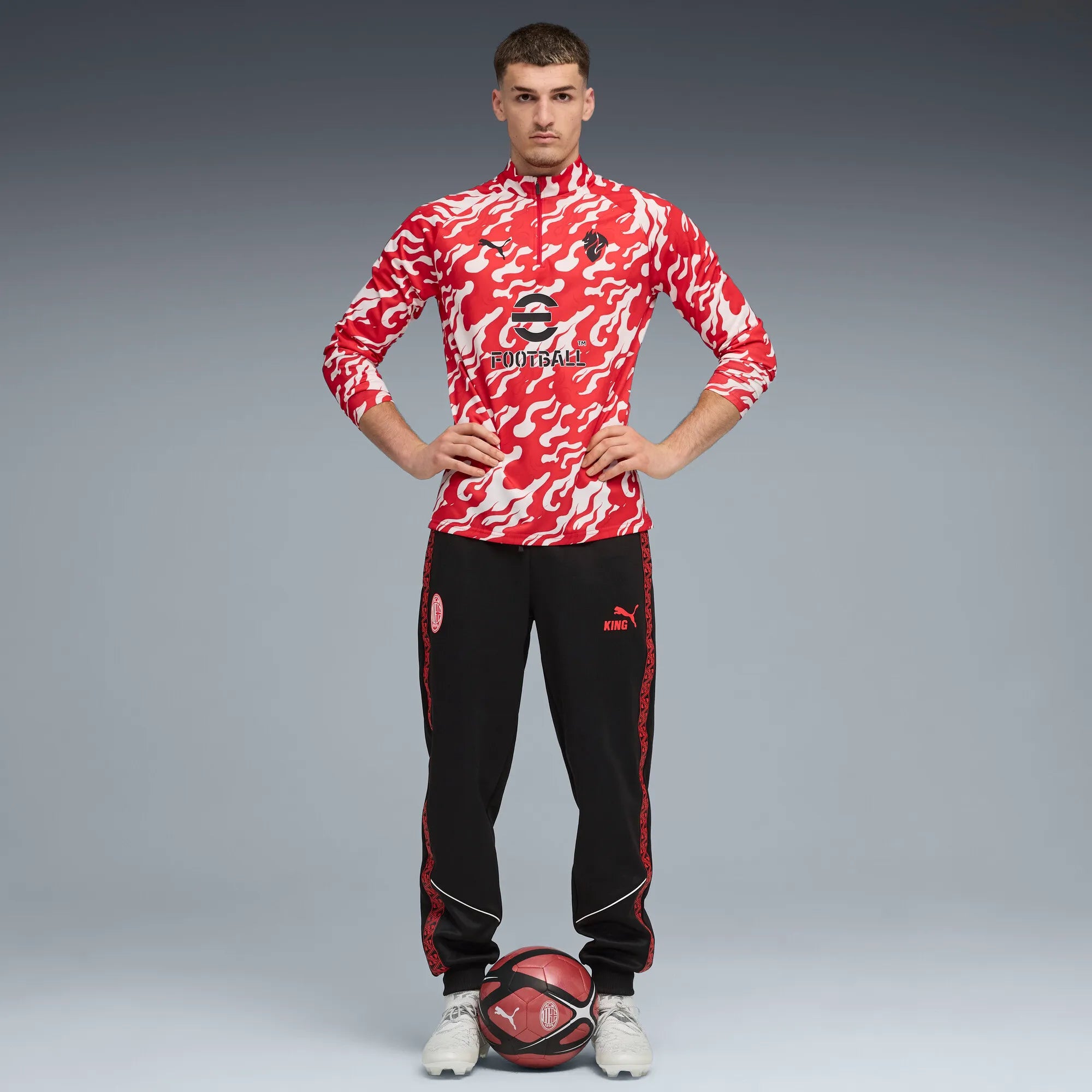 Puma AC Milan Pre-match Quarter-Zip Top