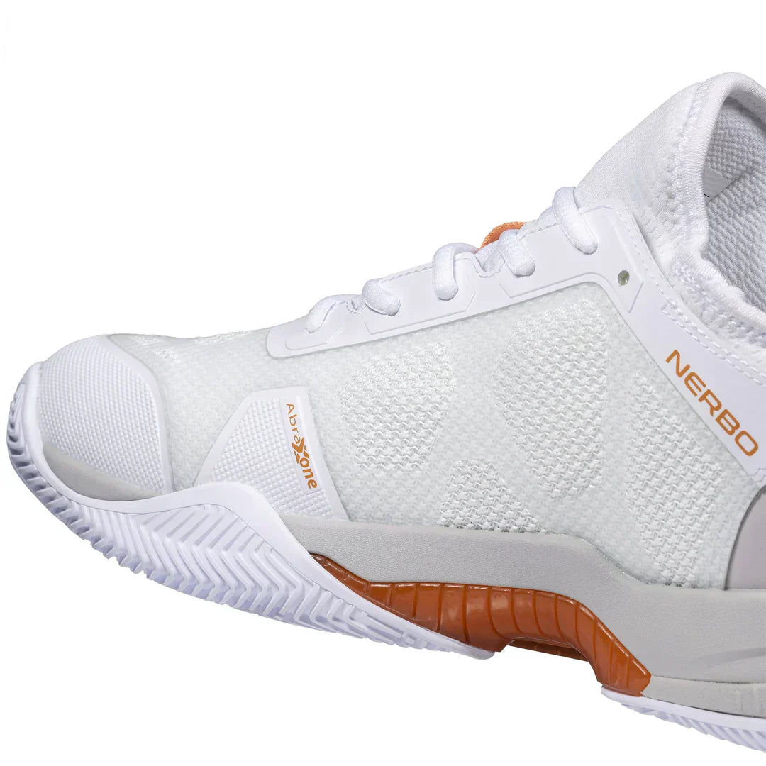 Nox NERBO Padel Shoe - White/Coral-Inside