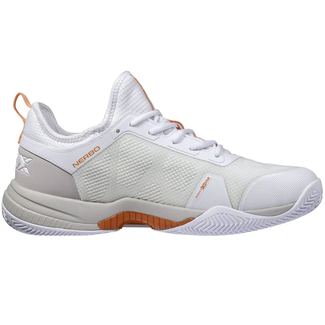 Nox NERBO Padel Shoe - White/Coral-Side